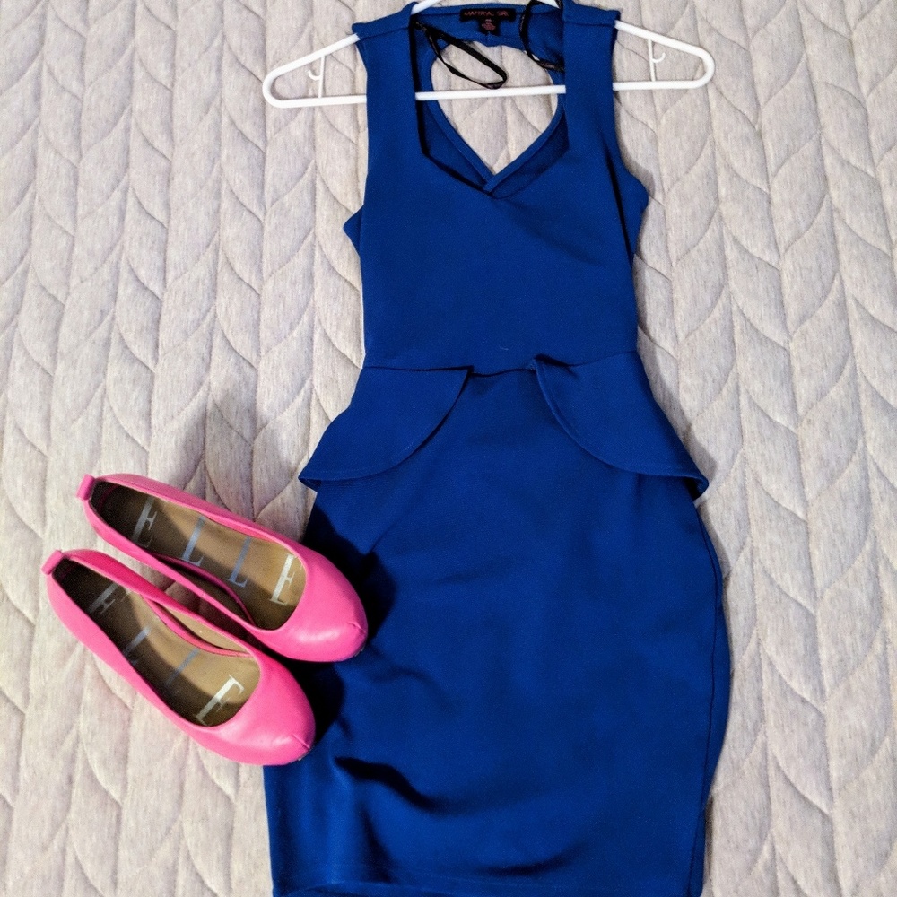 Blue Mini Dress